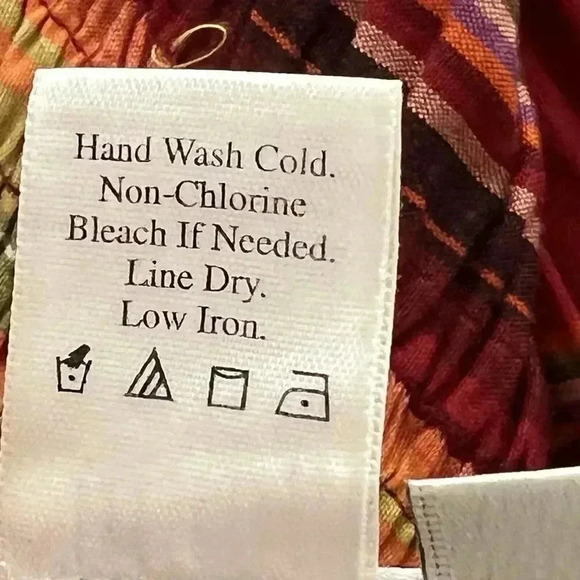 Coldwater Creek Sz 6 Stripe Cotton Embroidered Smocked Cottagecore Hippie Dress‎ - Picture 10 of 16